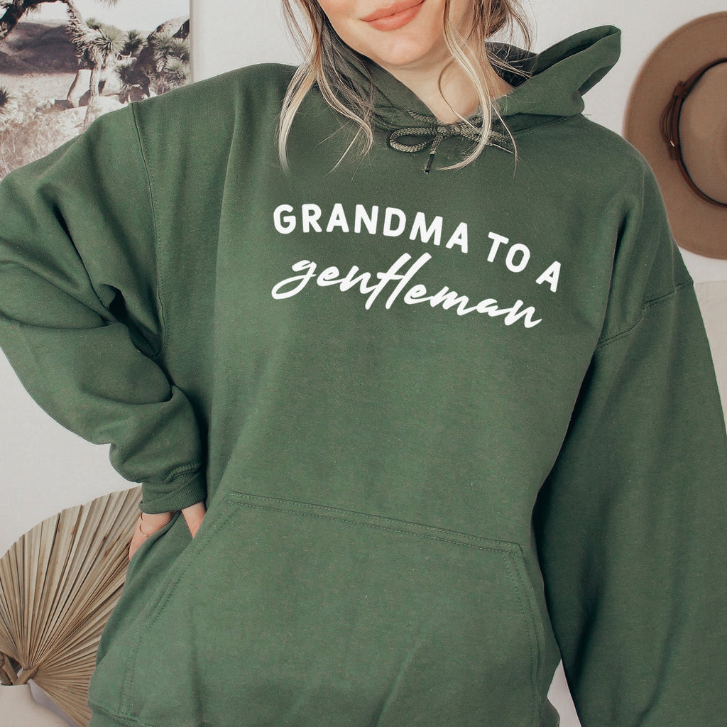 Grandma To A Gentleman - Womens Hoodie - Grandma Hoodie