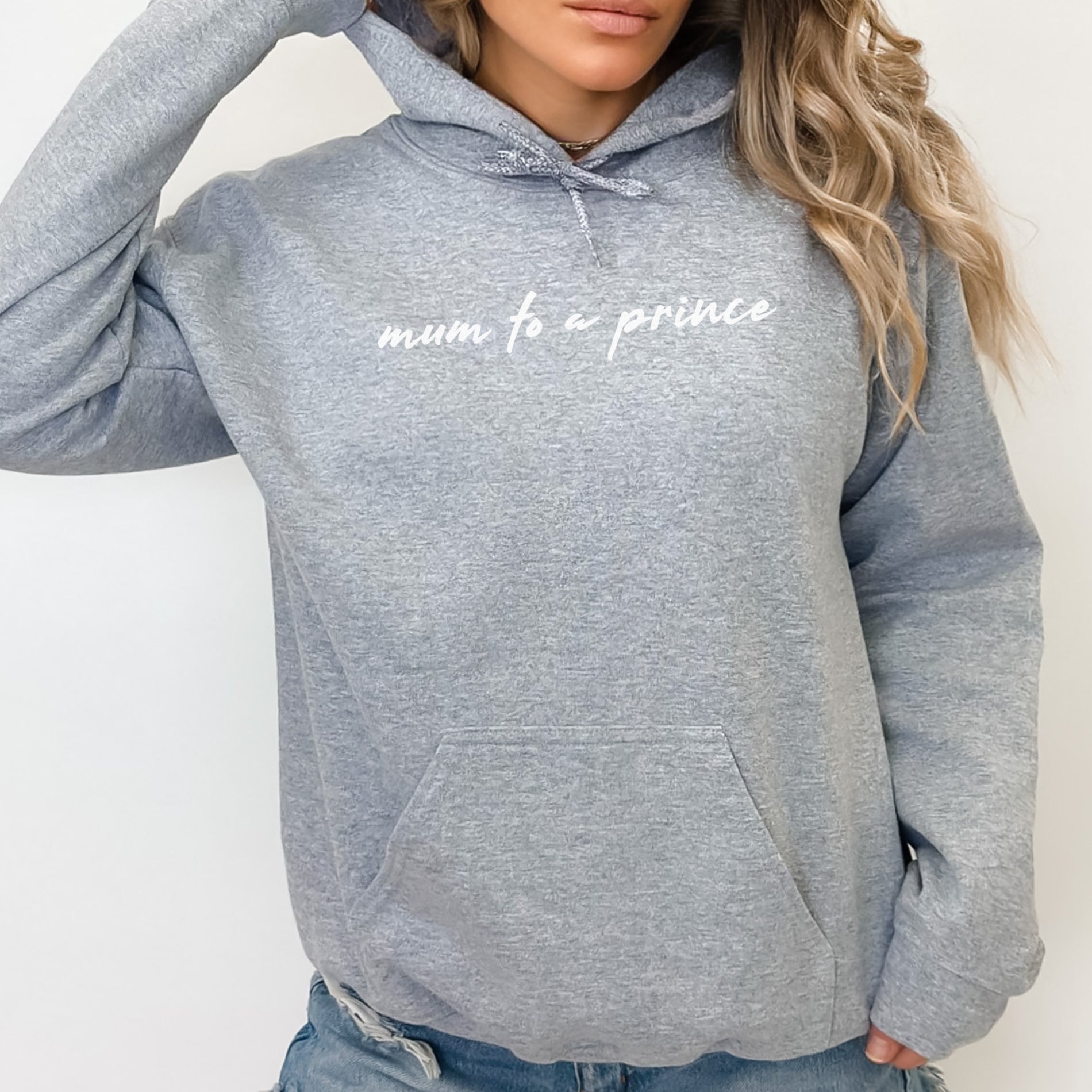 Mum To A Prince - Womens Hoodie - Mum Hoodie