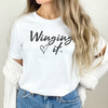 Winging It - Womens T-shirt - Mum T-Shirt