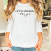Outnumbered Mum Of 2 - Womens Sweater - Mum Sweater