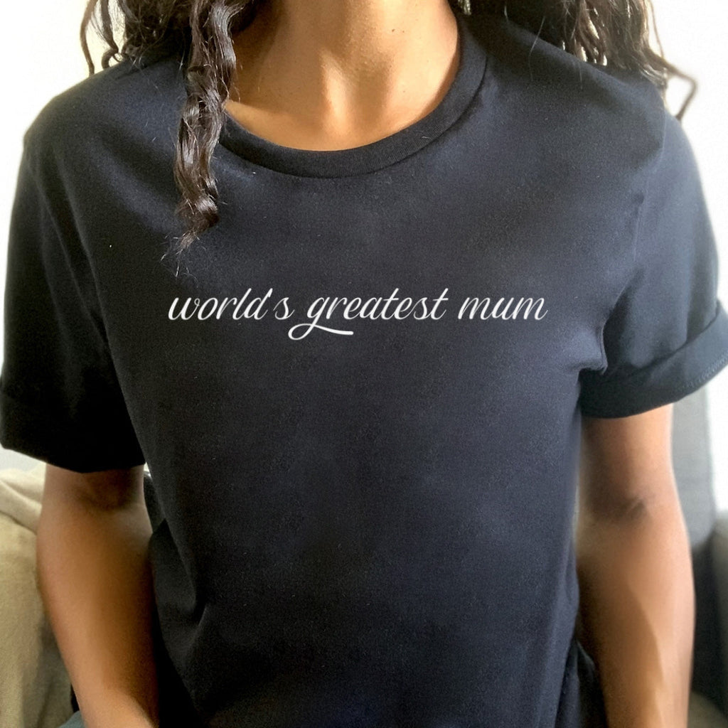 Worlds Greatest Mum - Womens T-shirt - Mum T-Shirt