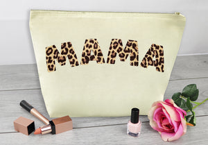 Mama Leopard Print - Canvas Bag