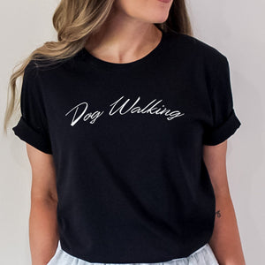 Dog Walking - Womens T-shirt - Mum T-Shirt