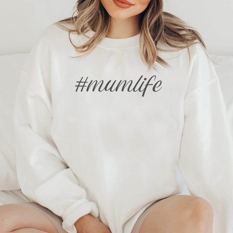 #Mumlife - Womens Sweater - Mum Sweater