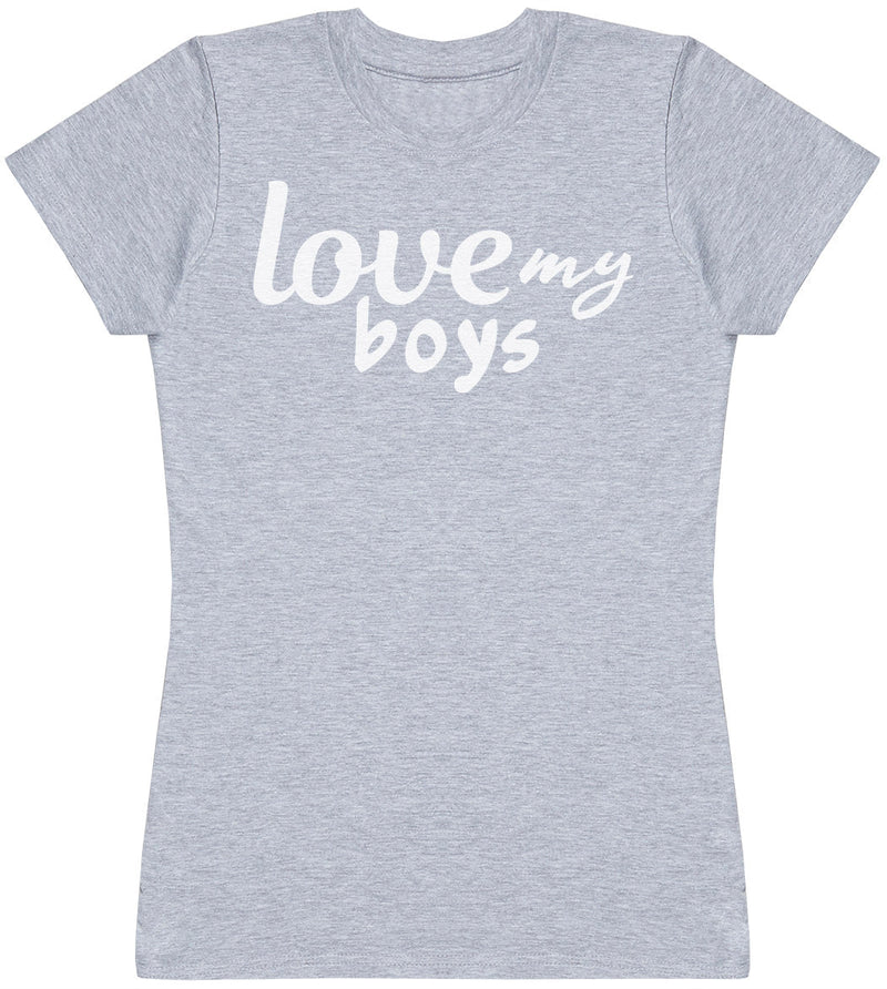 Love My Boys - Womens T-shirt - Mum T-Shirt