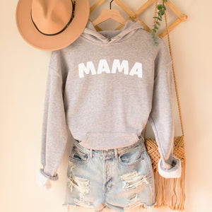 Mama - White - Womens Hoodie - Mum Hoodie