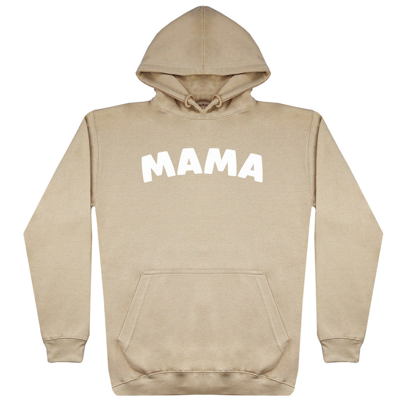 Mama - White - Womens Hoodie (6573073858609)