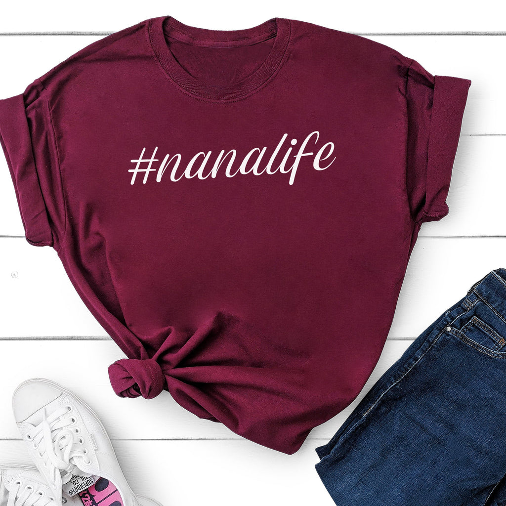 #nanalife - Womens T-Shirt - Grandma T-Shirt