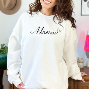 Mama Heart - Womens Sweater - Mum Sweater