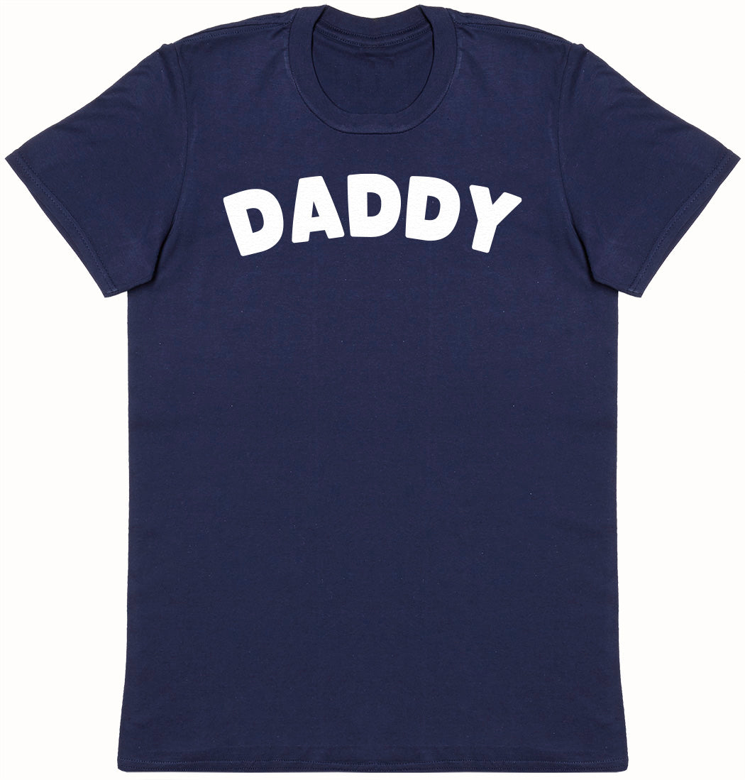 Daddy - White - Mens T - Shirt (6567404175409)