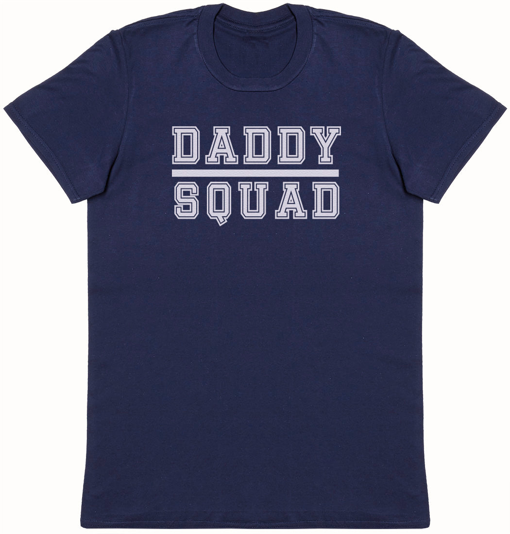 Daddy Squad - White - Mens T - Shirt (6567404306481)