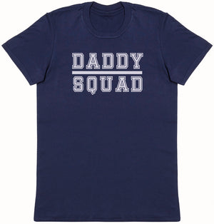 Daddy Squad - White - Mens T - Shirt (6567404306481)