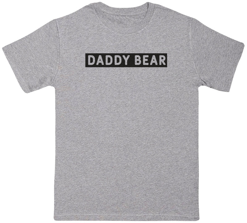 Daddy Bear - Box Logo - Mens T-Shirt - Dads T-Shirt