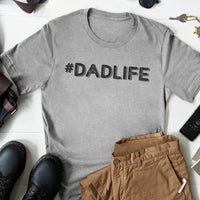 #Dad Life - Mens T-Shirt - Dads T-Shirt