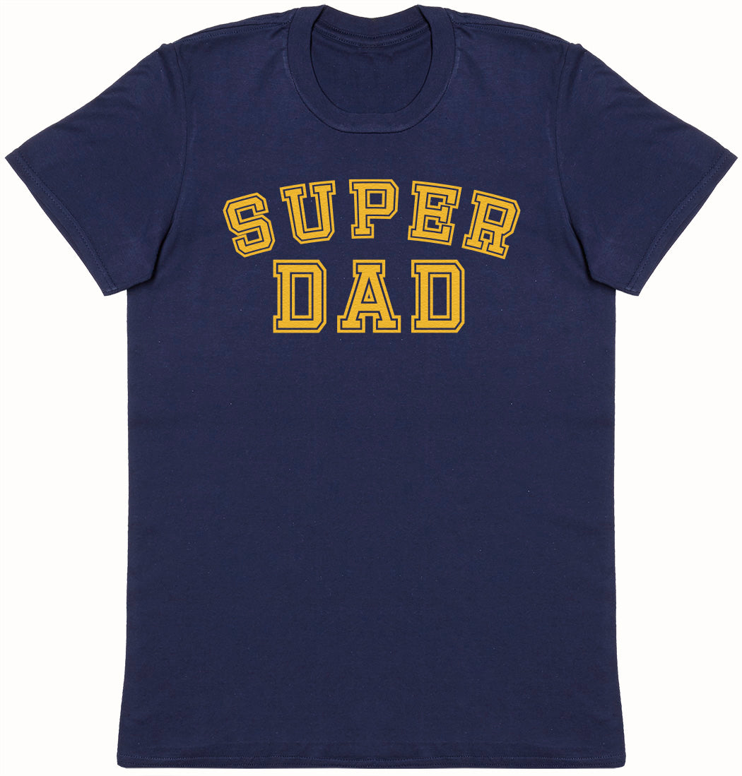 Super Dad - Gold - Mens T - Shirt (6567403585585)