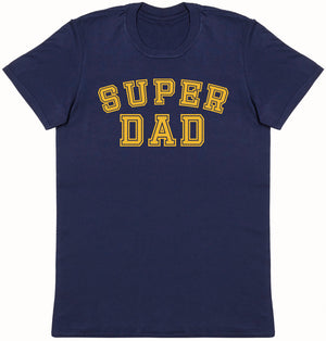 Super Dad - Gold - Mens T - Shirt (6567403585585)