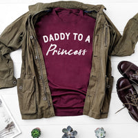 Daddy To Princess - Mens T-Shirt - Dads T-Shirt