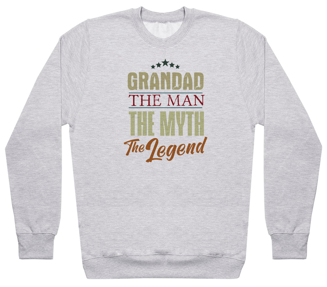 Grandad Man Myth Legend - Mens Sweater (6567725301809)