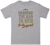 Grandad Man Myth Legend - Mens T - Shirt (6567724908593)
