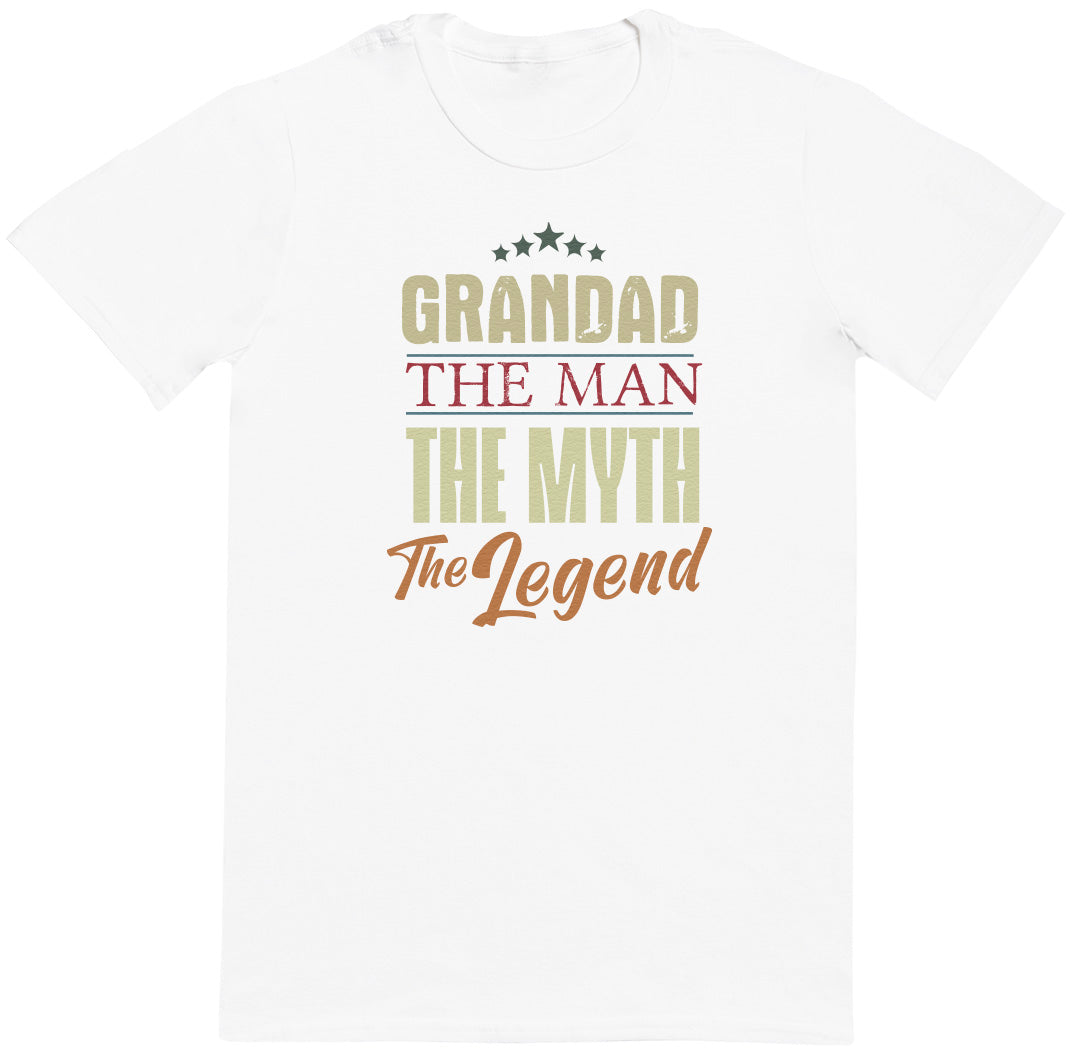 Grandad Man Myth Legend - Mens T - Shirt (6567724908593)