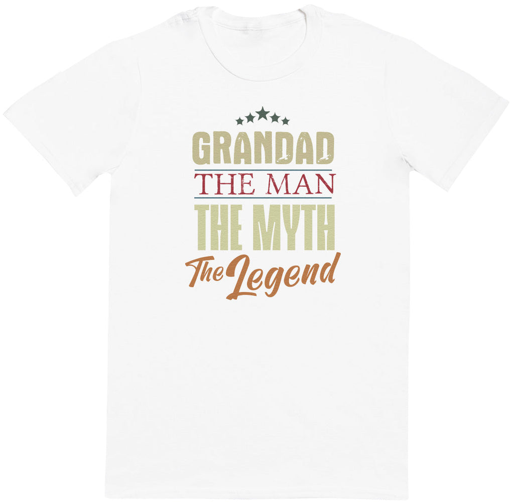 Grandad Man Myth Legend - Mens T - Shirt (6567724908593)
