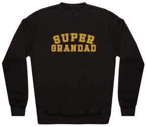 Super Grandad - Gold - Mens Sweater (6567419936817)