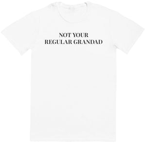 Not Your Regular Grandad - Black - Mens T - Shirt (6567420133425)