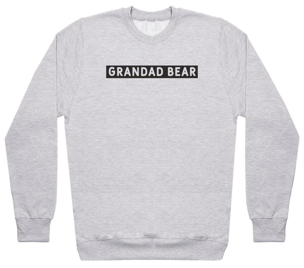 Grandad Bear - Box Logo - Mens Sweater (6567420231729)
