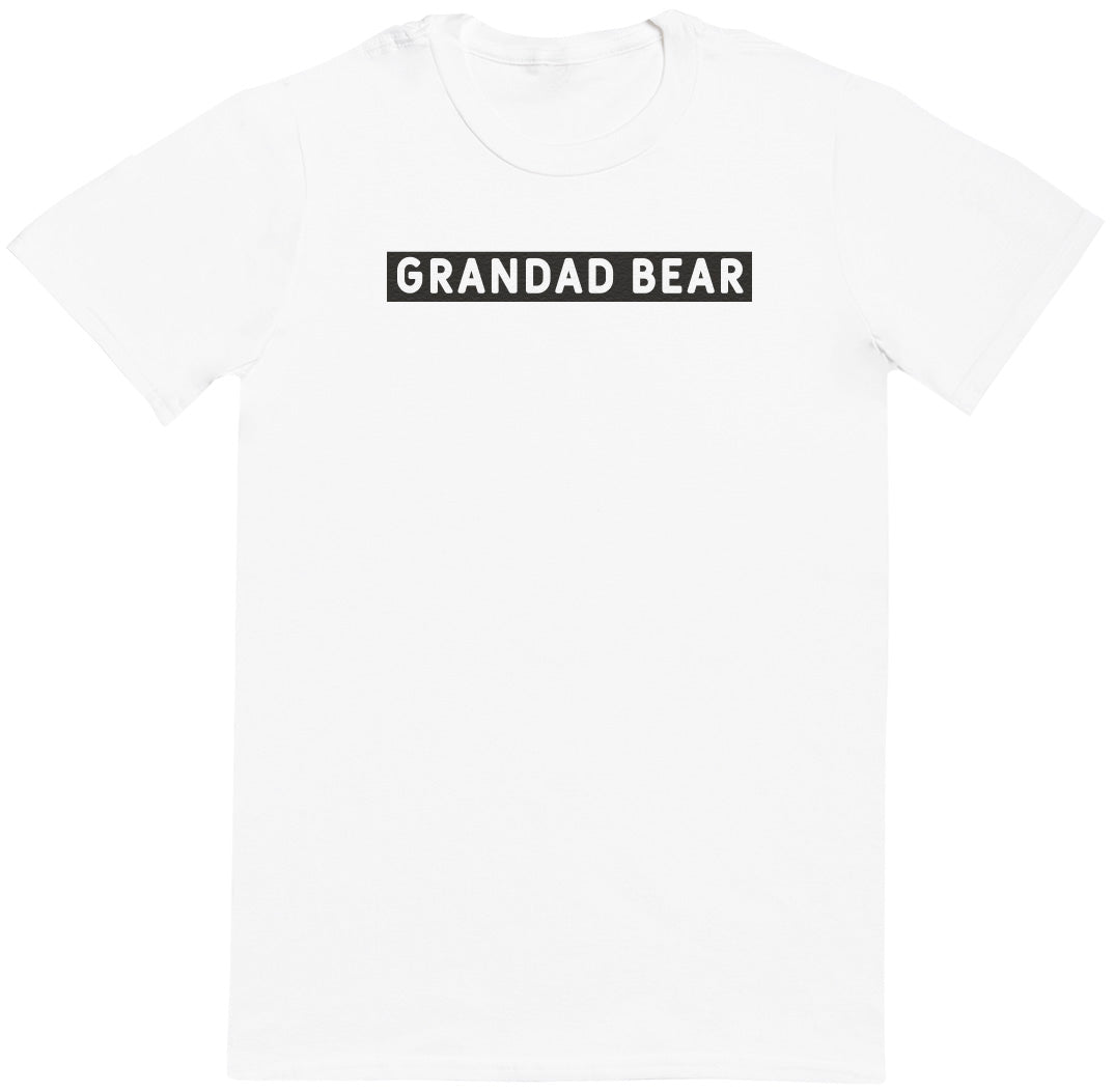 Grandad Bear - Box Logo - Mens T - Shirt (6567723532337)