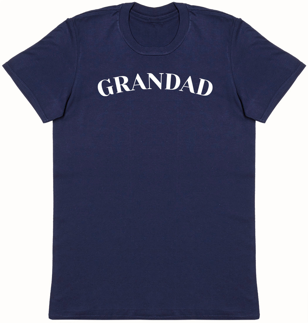 Grandad - White - Mens T - Shirt (6567723597873)