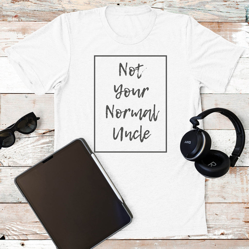 Not Your Normal Uncle - Box - Mens T-Shirt - Uncle T-Shirt