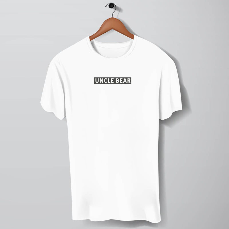 Uncle Bear - Box Logo - Mens T-Shirt - Uncle T-Shirt