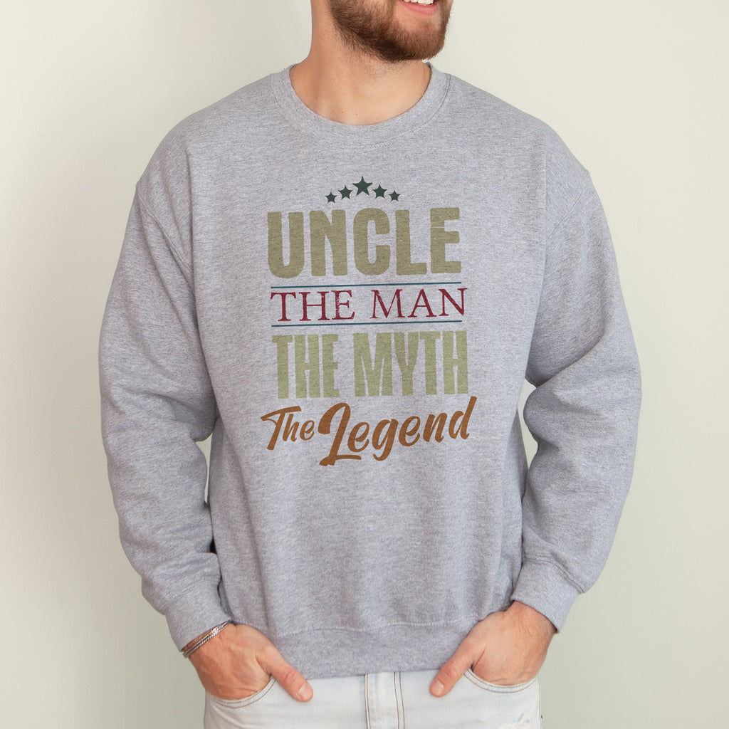 Uncle Man Myth Legend - Mens Sweater - Uncle Sweater