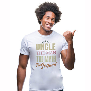 Uncle Man Myth Legend - Mens T-Shirt - Uncle T-Shirt