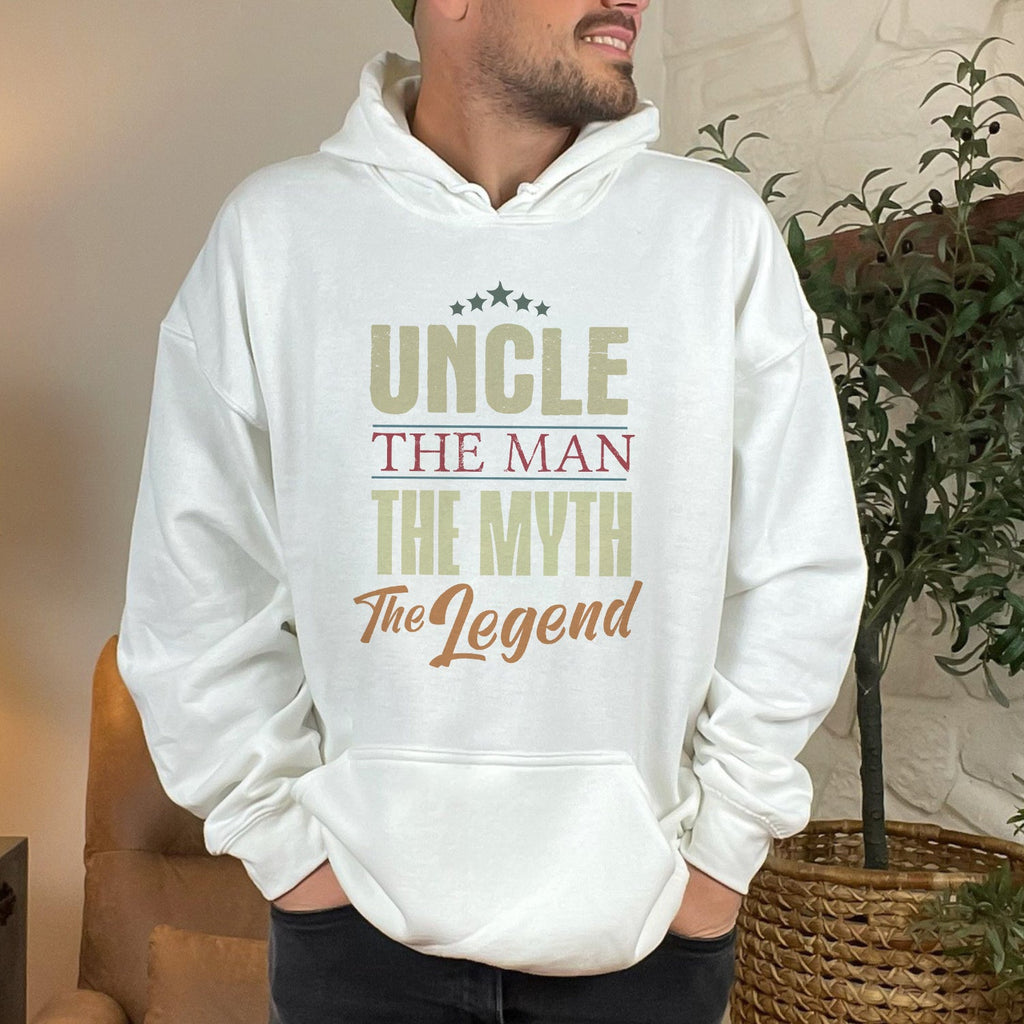 Uncle Man Myth Legend - Mens Hoodie - Uncle Hoodie