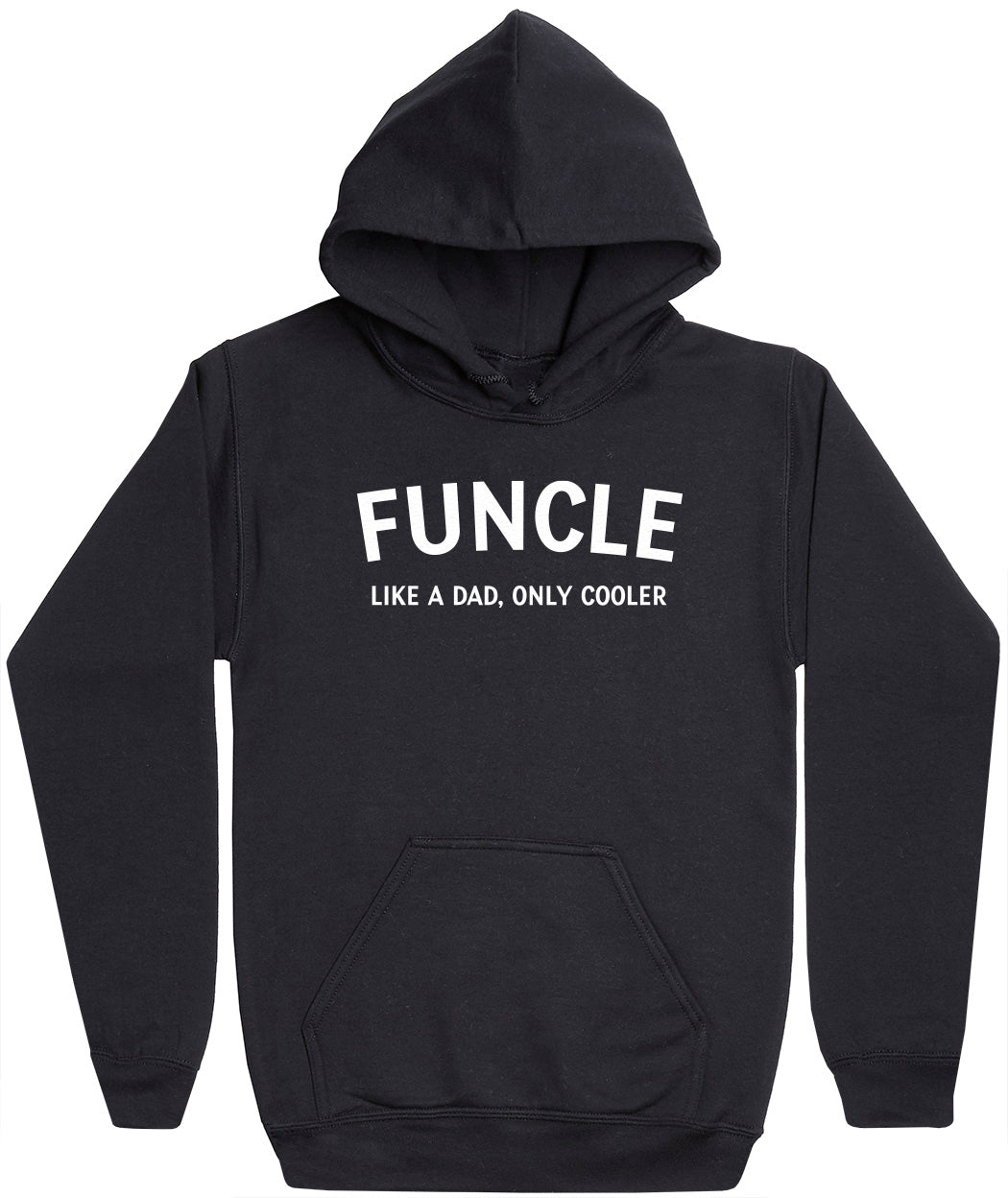 Funcle - White - Mens Hoodie (6574690140209)