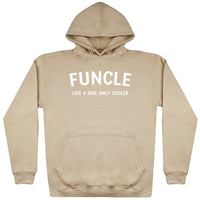 Funcle - White - Mens Hoodie (6574690140209)