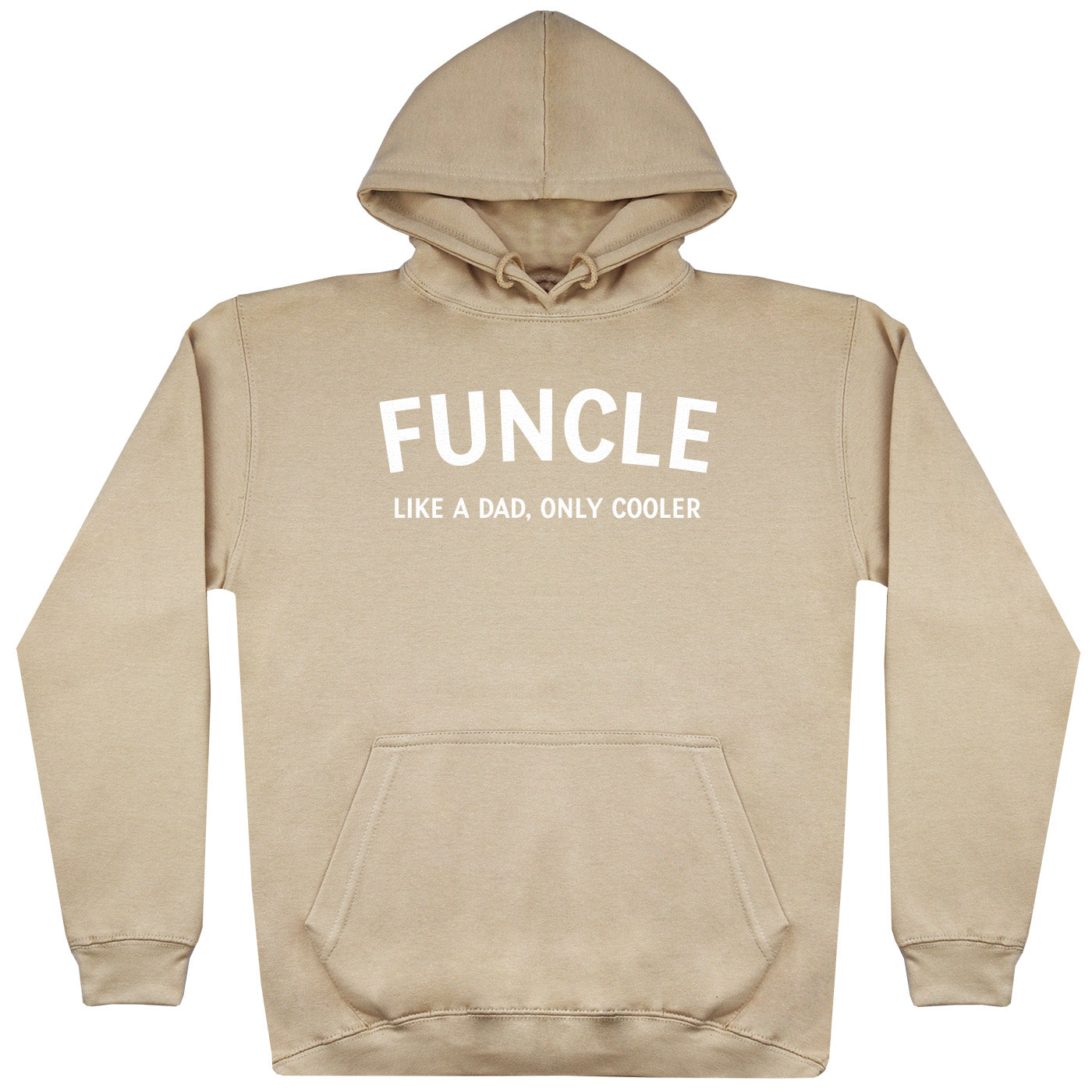 Funcle - White - Mens Hoodie (6574690140209)