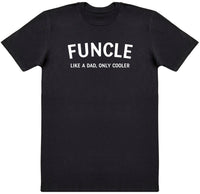 Funcle - White - Mens T - Shirt (6574690074673)