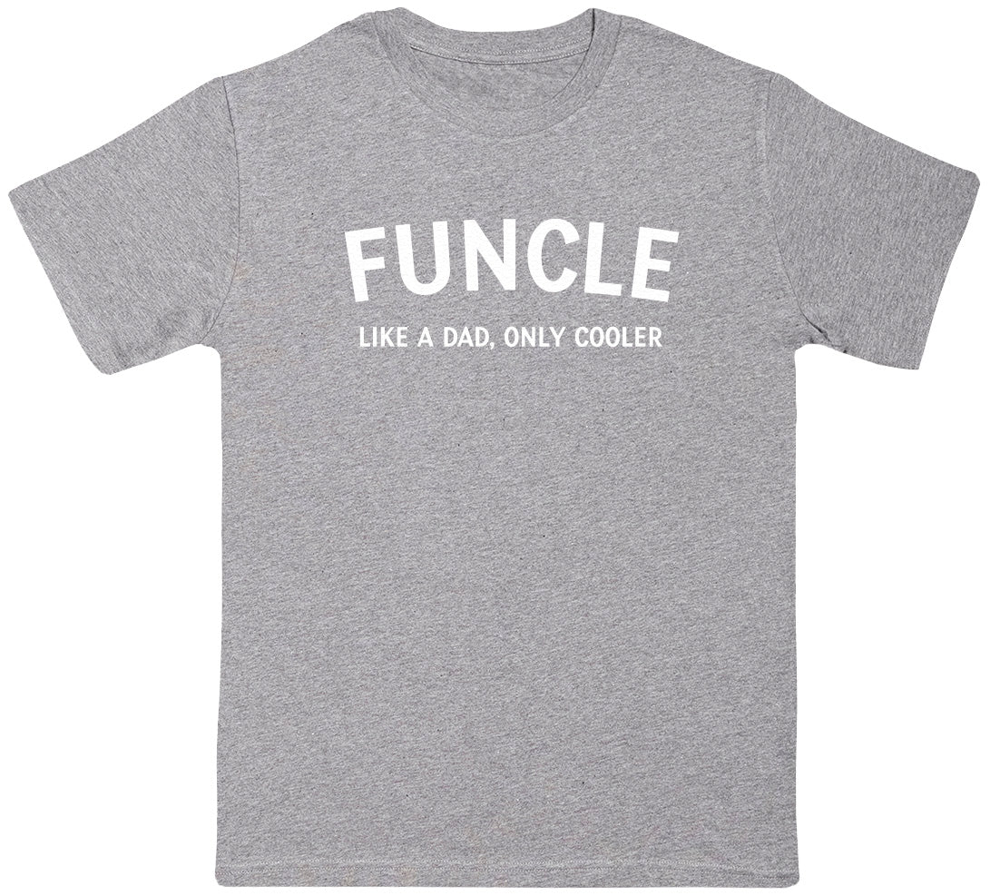 Funcle - White - Mens T - Shirt (6574690074673)