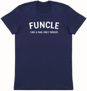 Funcle - White - Mens T - Shirt (6574690074673)