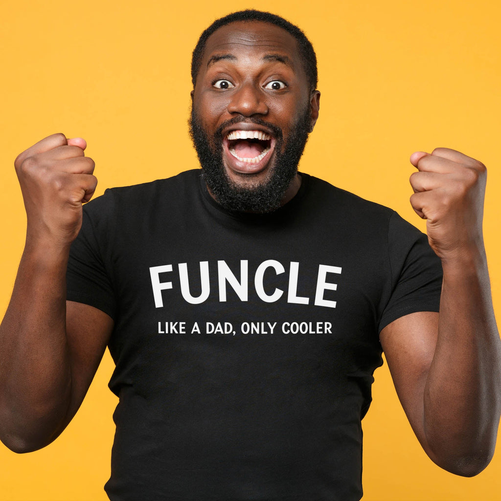 Funcle, Like a Dad Only Cooler - Mens T-Shirt - Uncle T-Shirt