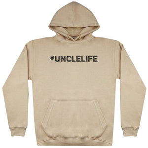 # Uncle Life - Black - Mens Hoodie (6574687748145)