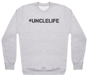 # Uncle Life - Black - Mens Sweater (6574687780913)