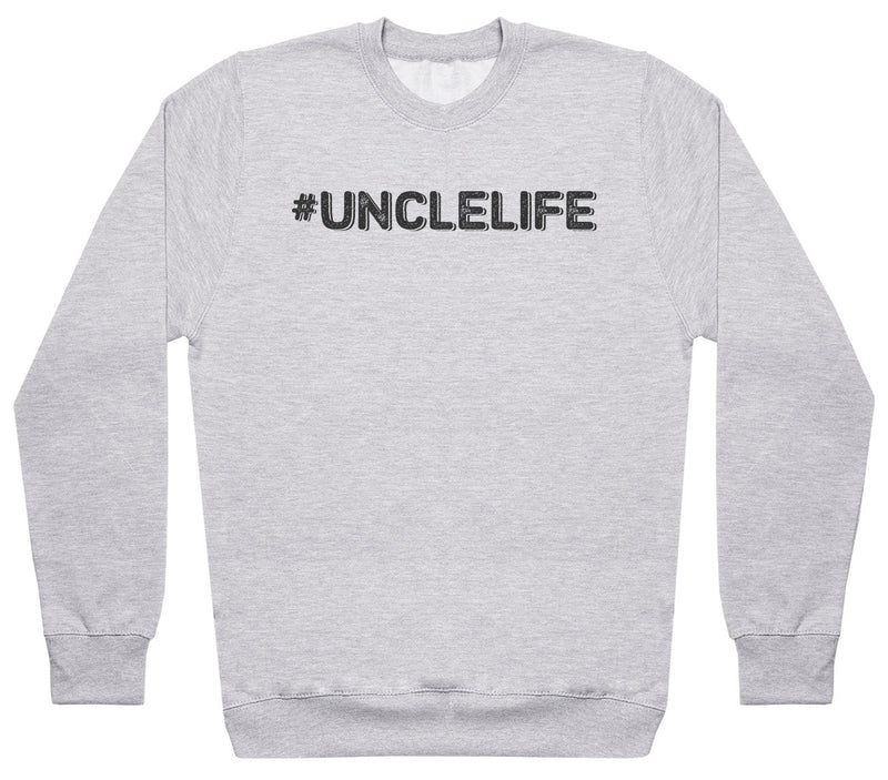 #UncleLife - Black - Mens Sweater - Uncle Sweater