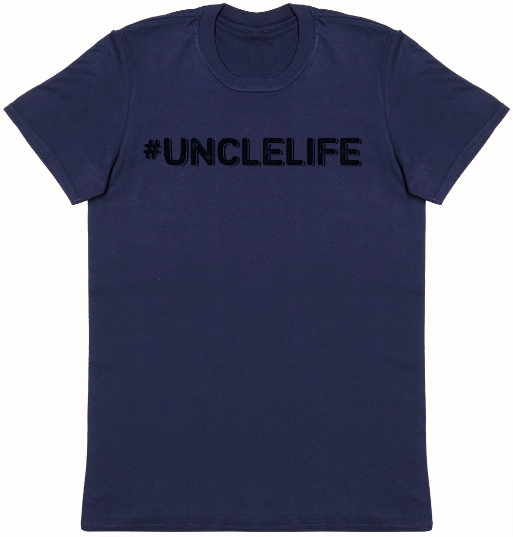 # Uncle Life - Black - Mens T - Shirt (6574687715377)