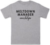 Meltdown Manager Uncle - Black - Mens T - Shirt (6574687846449)