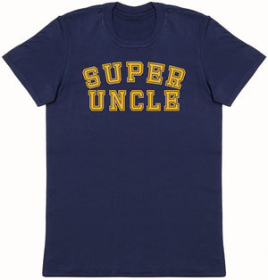 Super Uncle - Gold - Mens T - Shirt (6574687944753)