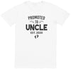 Promoted To Uncle - Black - Mens T - Shirt (6574688108593)