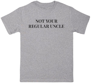 Not Your Regular Uncle - Black - Mens T - Shirt (6574688239665)